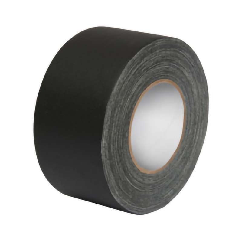 Gaffers Tape, 3"x55 Yds, 3" Core, 11 mil, Black Vinyl, SRB